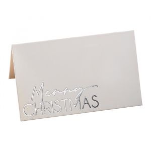 Plaatskaartjes Merry Christmas Season for Silver (10st)