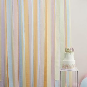 Backdrop streamers Pastel Party Ginger Ray