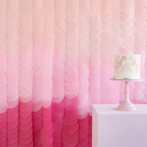 Backdrop pink ombre Mix it Up Pink Ginger Ray