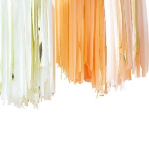Streamers peach & gold Mix it Up Peach Ginger Ray