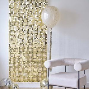 Backdrop Shimmer Wall goud Disco Chic Ginger Ray