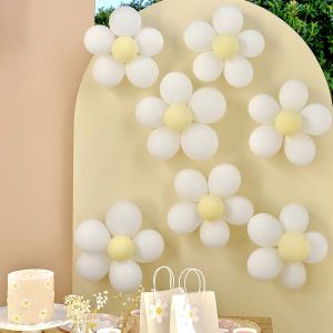 Ballonnenset madeliefjes Ditsy Daisy Ginger Ray (7st)