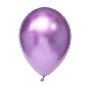Chroom ballonnen paars (10st)