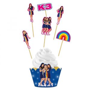 K3 cupcake decoratieset