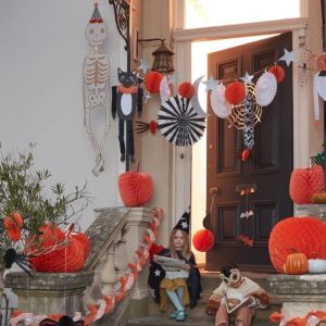 Hangdecoratie skeletten Vintage Halloween (3st) Meri Meri