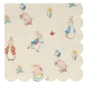 Servetten klein Peter Rabbit Party (20st) Meri Meri