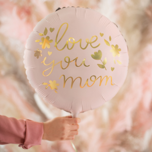 Folieballon love you mom 45cm