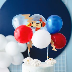 Taarttopper ballonnen Airplane Party