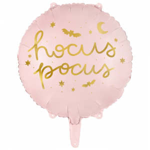 Folieballon Hocus Pocus roze 45cm