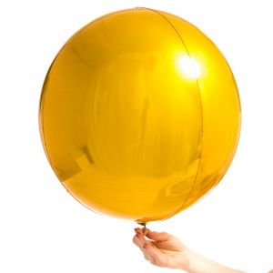 Folieballon Orbz goud 40cm