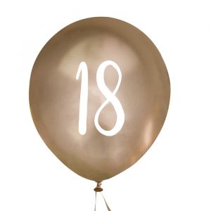 Ballon Goud 18 (5st) Hootyballoo