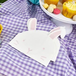 Servetten konijnen Happy Easter (20st) Hootyballoo