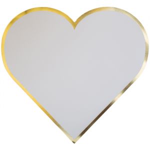 Placemats Gold Hearts (8st)