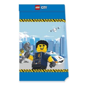 Uitdeelzakjes Lego City (4st)