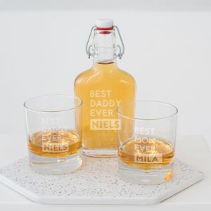 Whisky beugelfles best dad ever stoer
