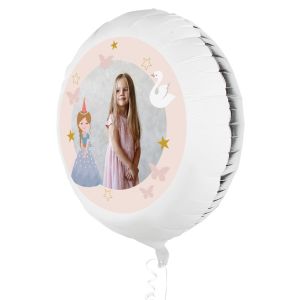 Folieballon met foto prinsessen