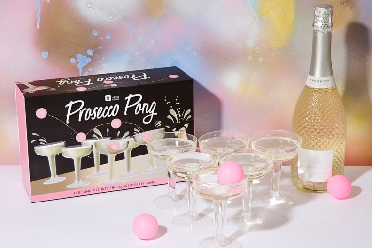 Prosecco pong is in Nederland