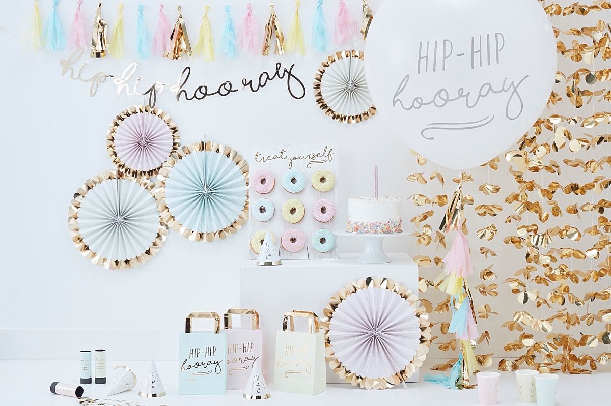 Trend: pastel party thema, partydeco